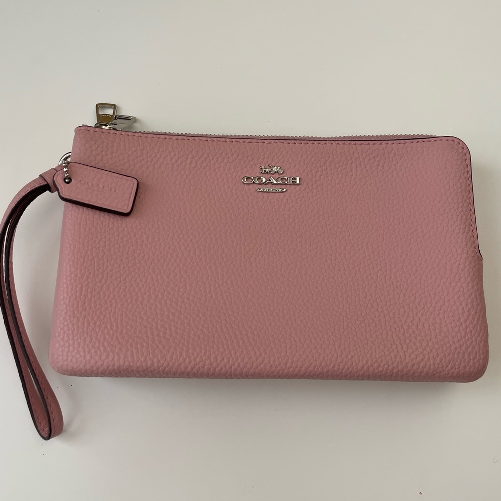 Coach Pink Double Sided Wristlet
